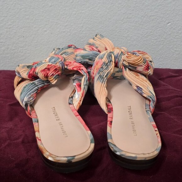 Loeffler Randall Daphne Knot Flat Sandals Size US Womens 6.5 B - Picture 5 of 8